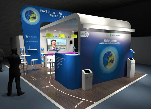 Le stand des Pays de la Loire à Thétis 2014